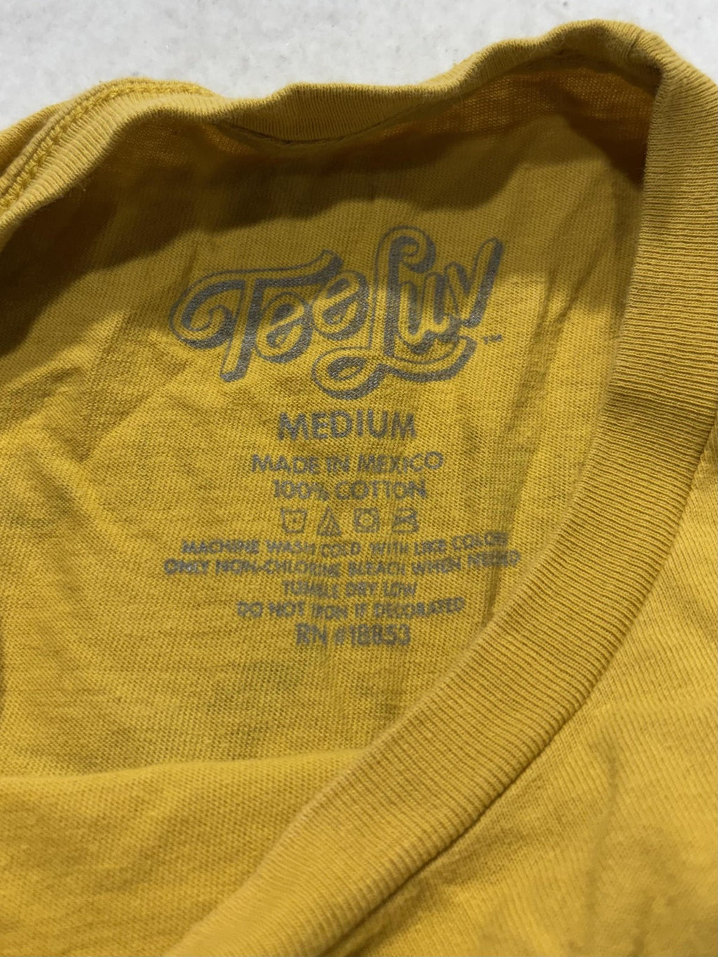 Tee Luv Shirt Mens Medium Yellow Coors Banquet Beer Golden Colorado Graphic Tee