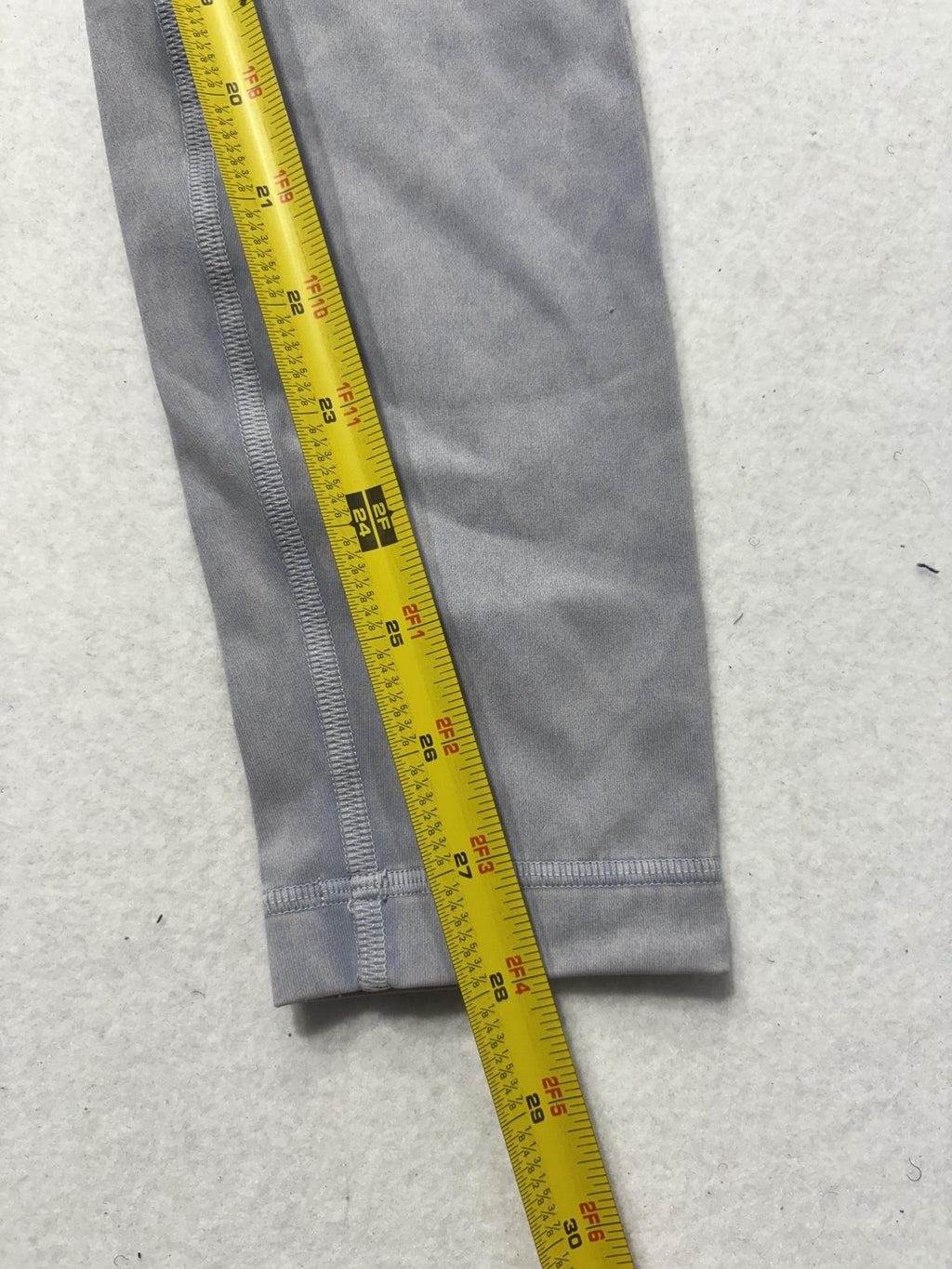 Lululemon Leggings Womens 6 Gray High Rise 27.5" Inseam Ankle Yoga Stretch Knit