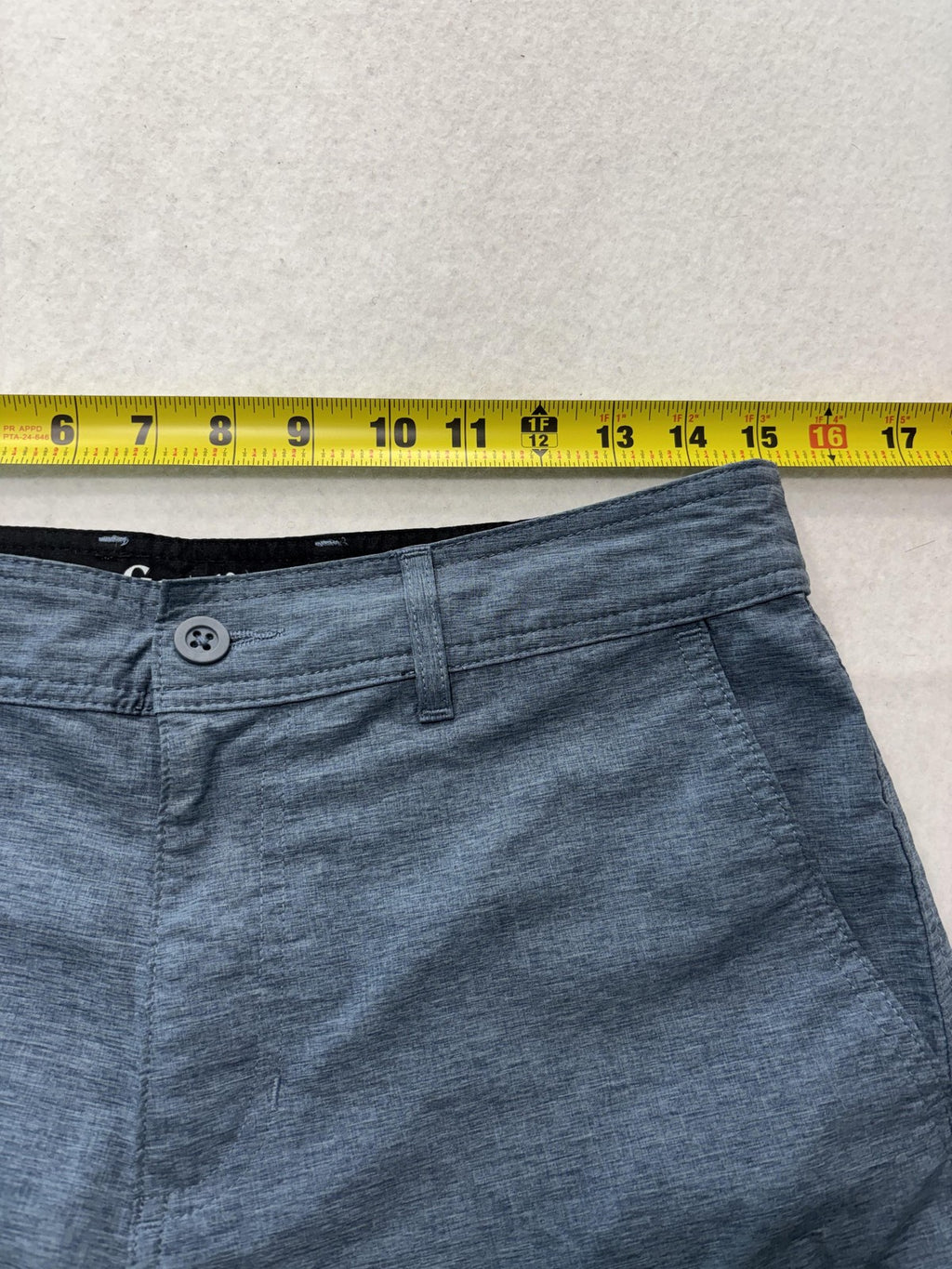 Goodfellow & Co Chino Shorts Mens 30 Blue Stretch Quick Dry 9 Inseam VN 1981193