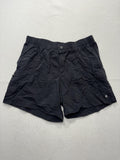 Columbia Swim Trunks Mens Small Black Elastic Waist Lined Pockets Lightweight