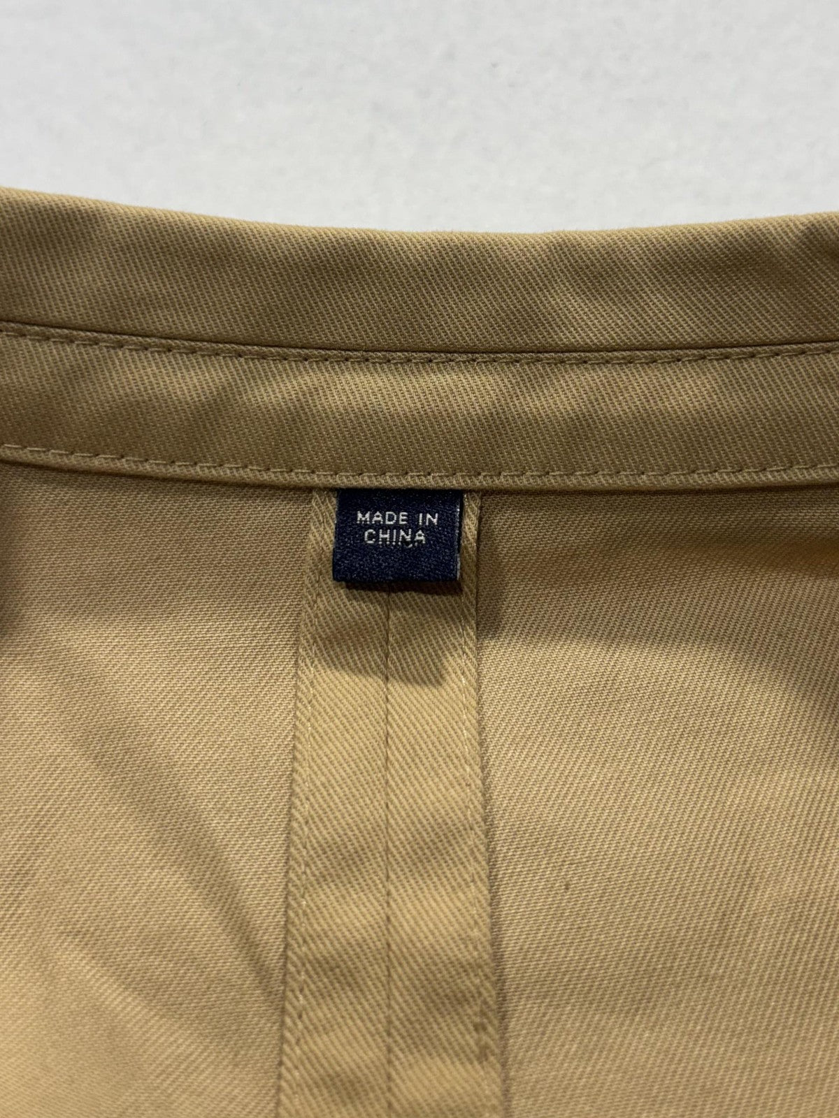 J.Crew Thompson Suit Jacket Mens 38 Beige Cotton Two Button Blazer Notch Lapel