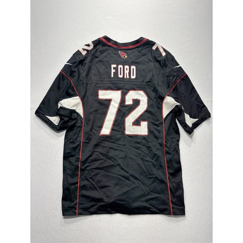 Nike Arizona Cardinals Jersey Mens Large Black NFL Football Ford 72 M1011459