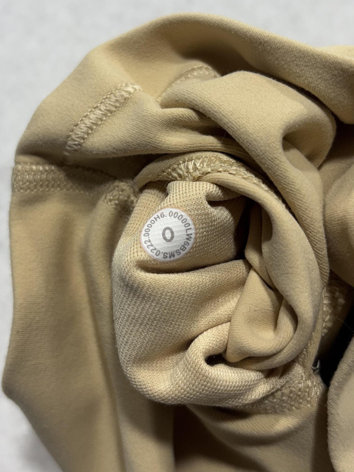 Lululemon Leggings Womens 6 Beige High Rise 21" Inseam Cropped Yoga Stretch