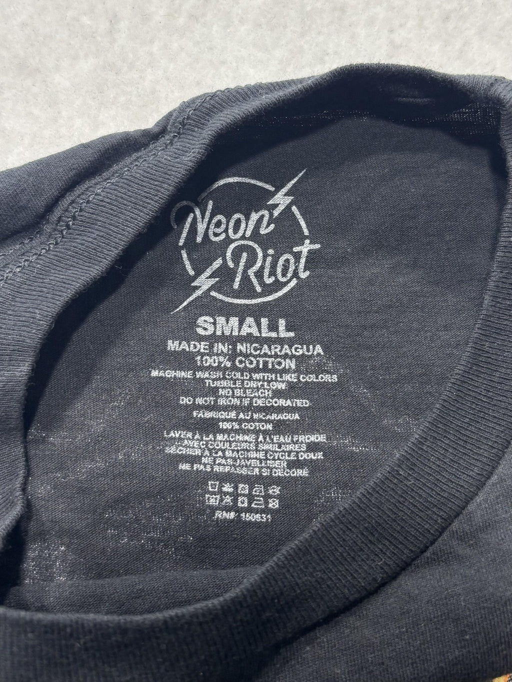 Neon Riot Shirt Mens Small Black Tacos Tacos Taco Truck Graphic Tee Los Angeles