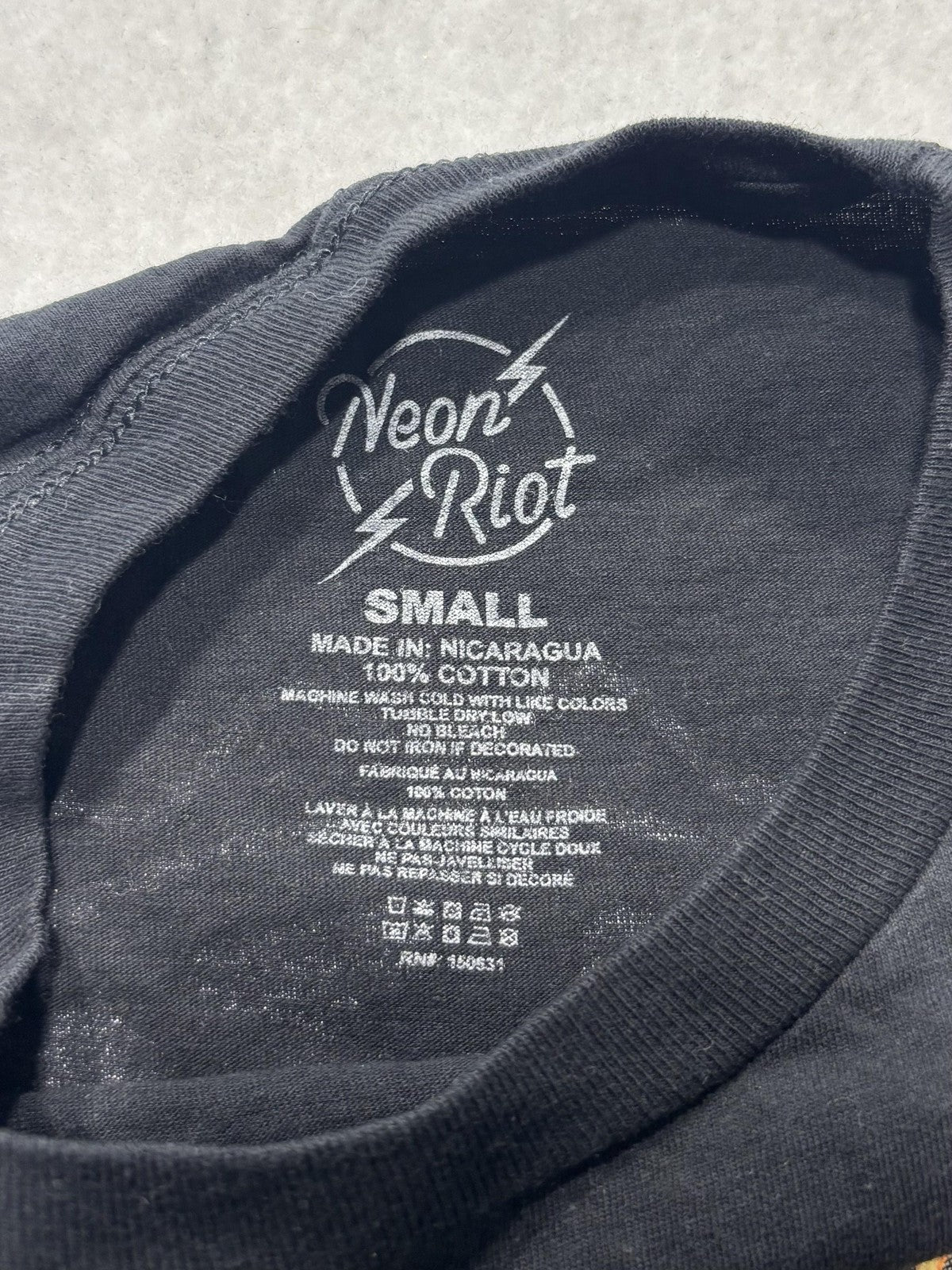 Neon Riot Shirt Mens Small Black Tacos Tacos Taco Truck Graphic Tee Los Angeles