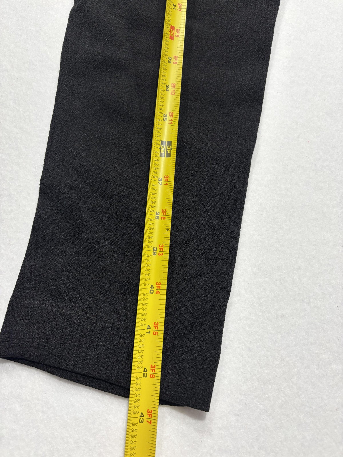 4th Avenue Dress Pants Womens Small Black Crepe Elastic Waist Pull On Pockets