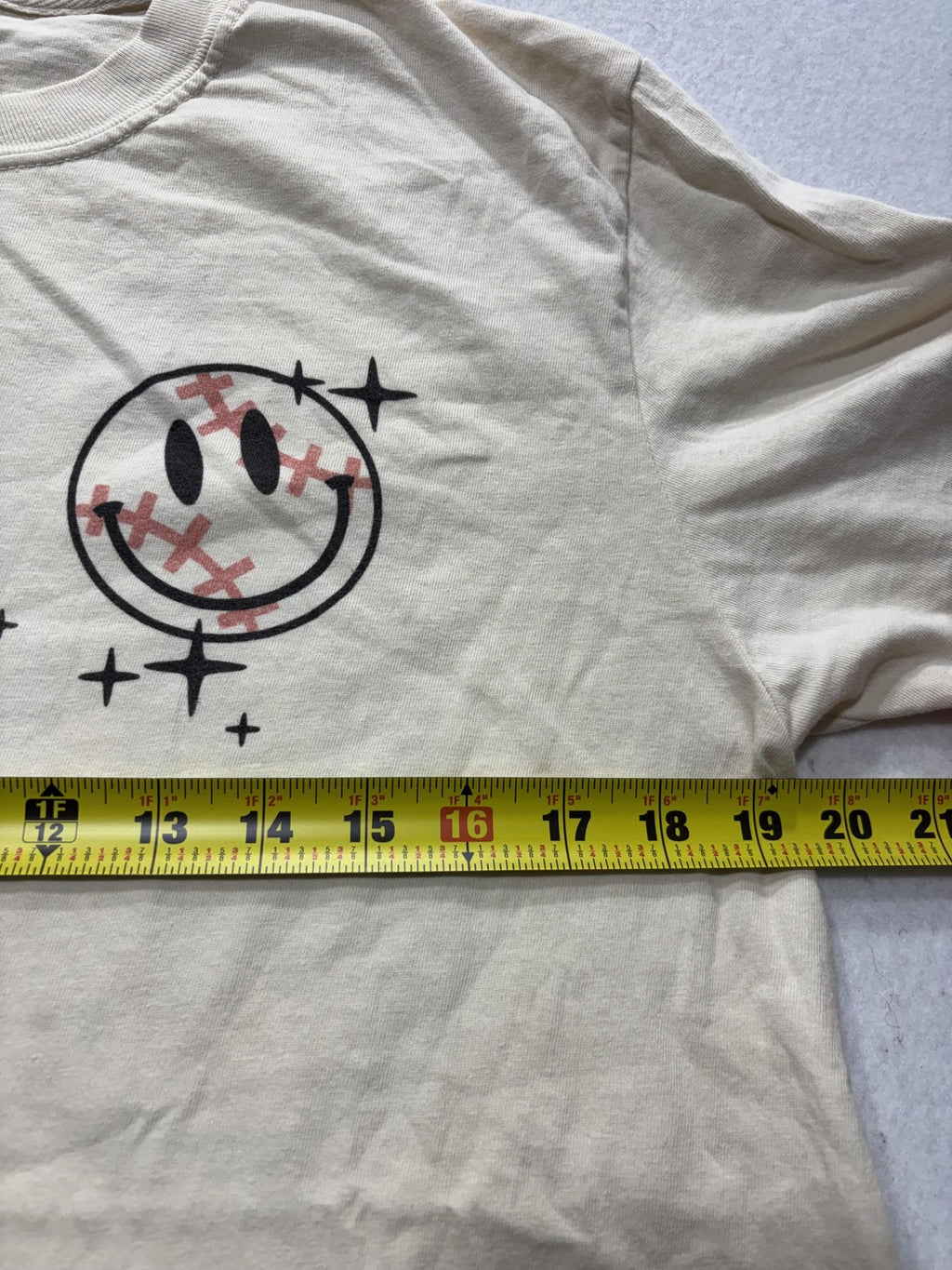 Comfort Colors Shirt Mens Medium Beige Busy Raising Ballers Baseball Graphic Tee