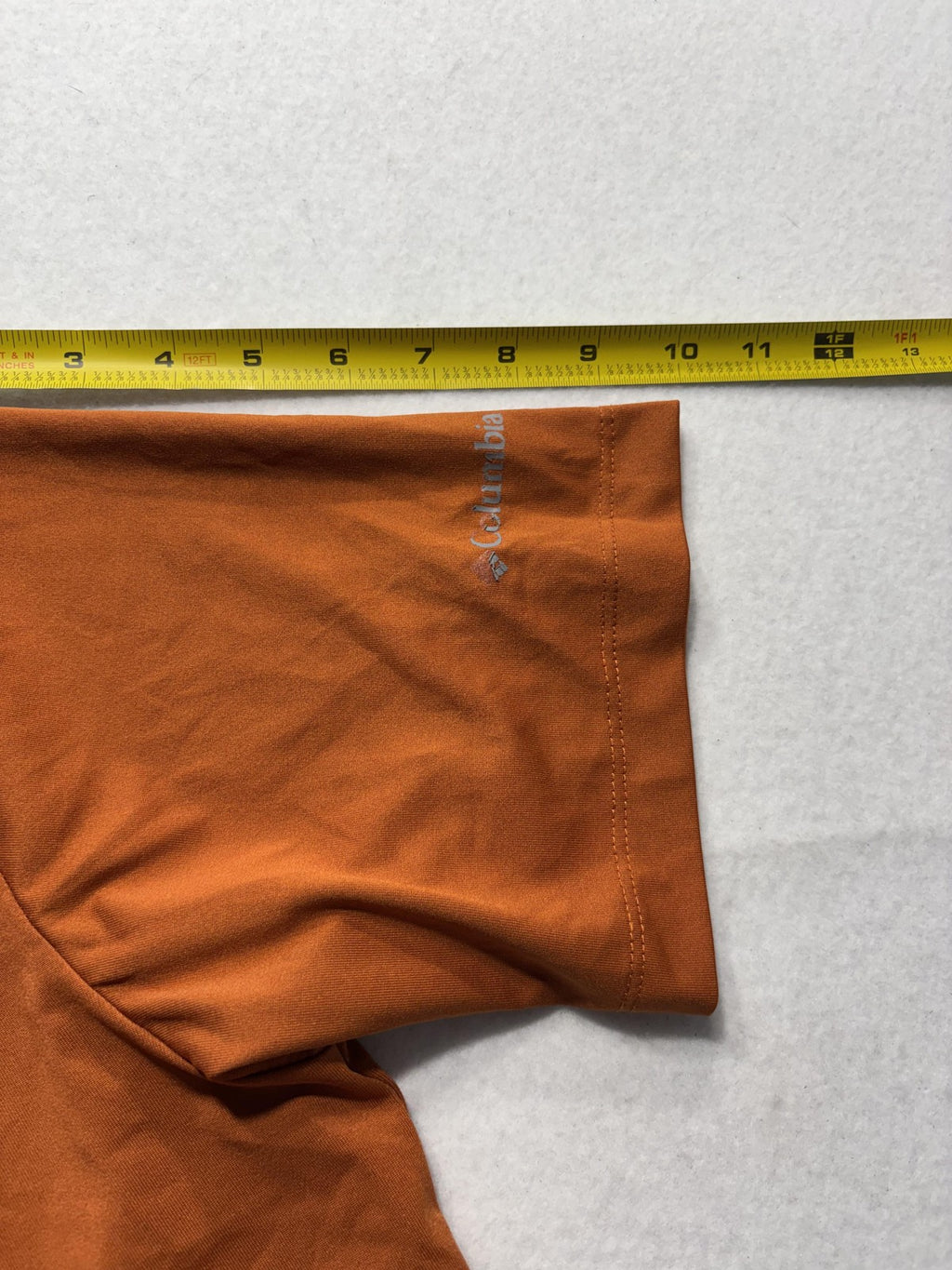 Texas Longhorns Polo Shirt Mens Medium Orange NCAA Golf Columbia Embroidered