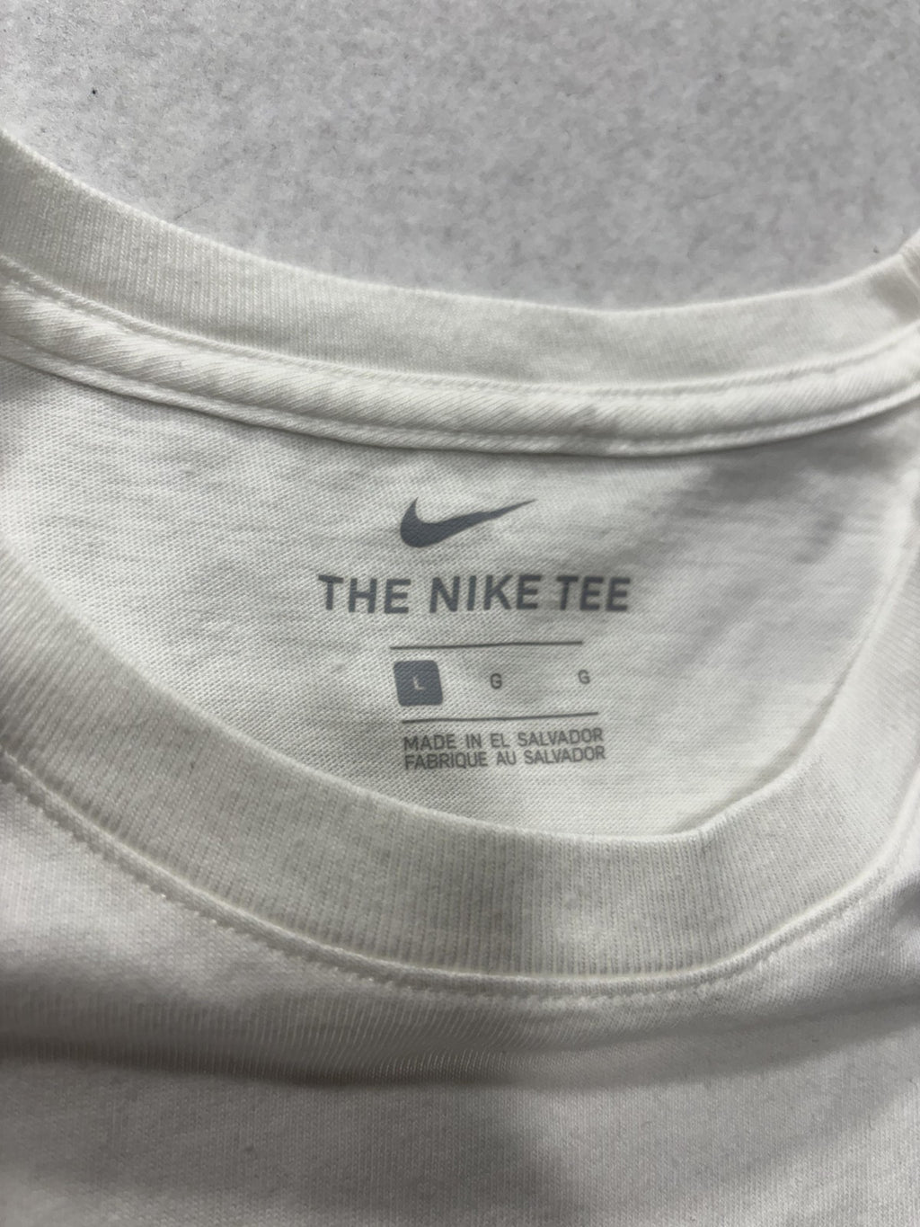Nike Shirt Mens Large White Nike Air Big Logo Graphic Tee Short Sleeve Swoosh