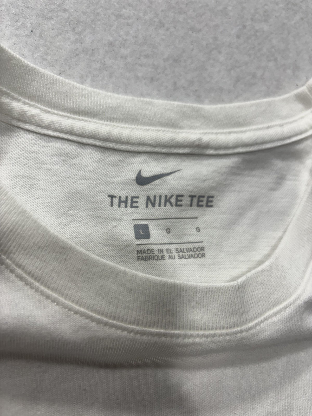 Nike Shirt Mens Large White Nike Air Big Logo Graphic Tee Short Sleeve Swoosh