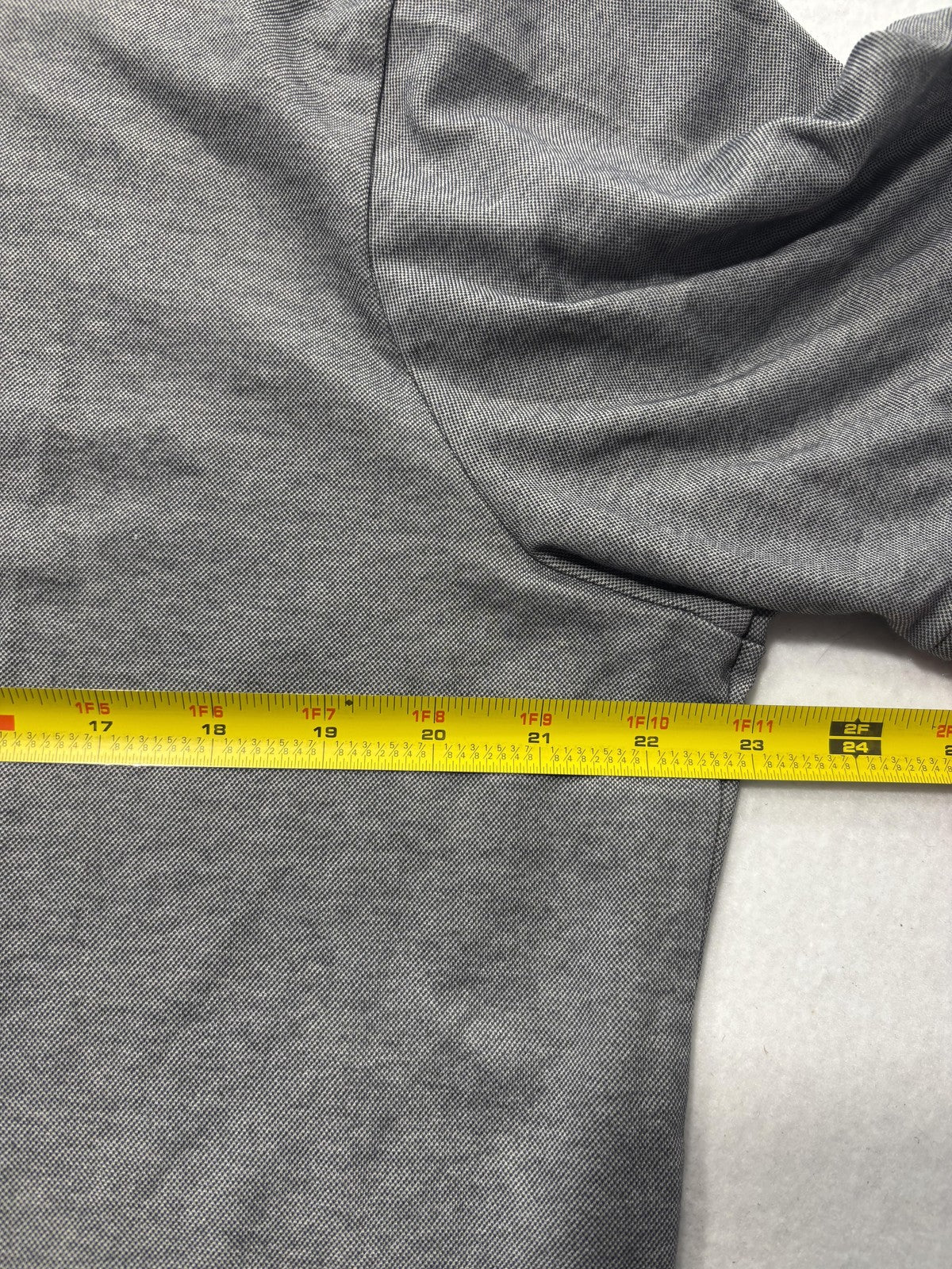 Tommy Bahama Polo Shirt Mens Large Gray Cotton Blend Short Sleeve Logo Casual