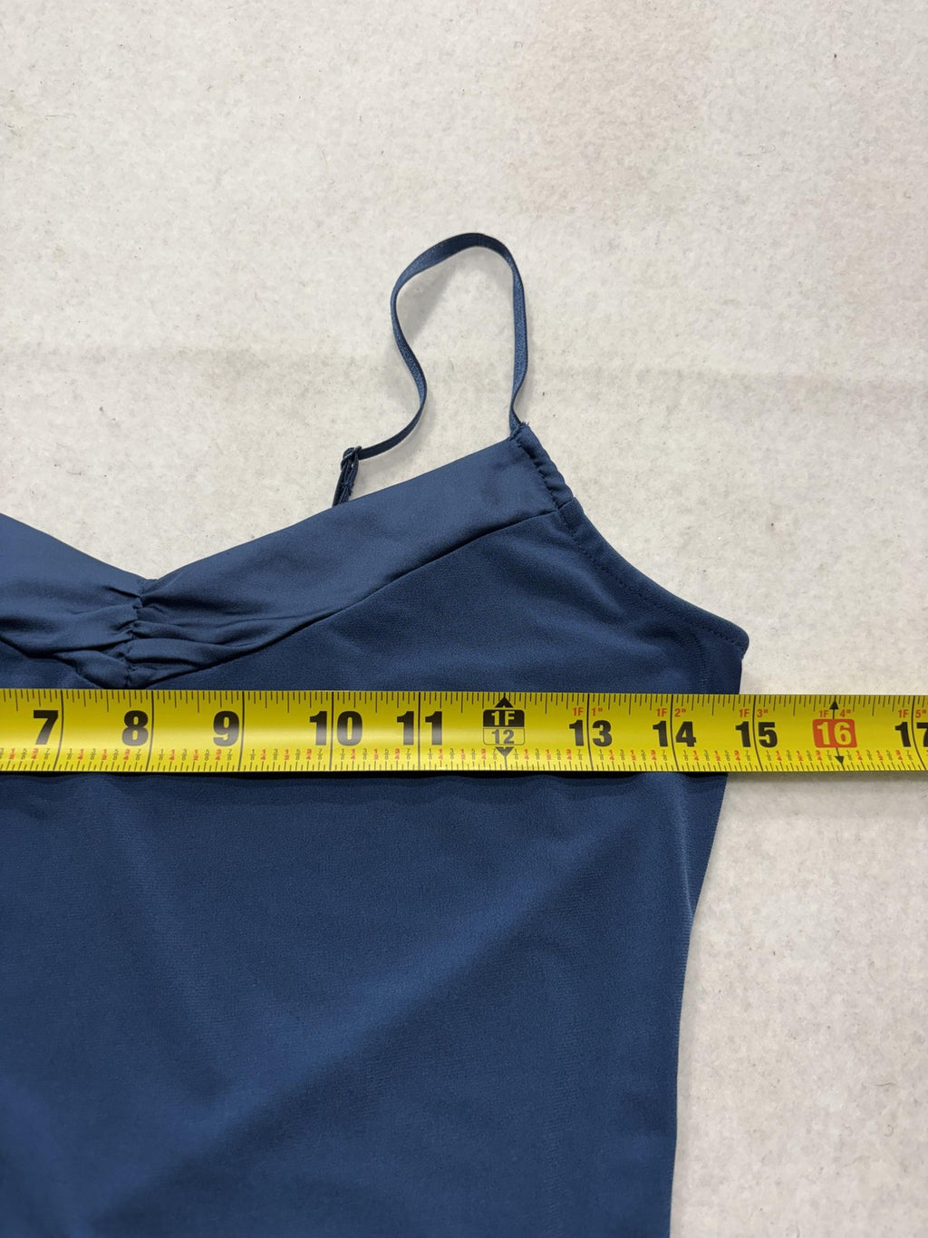 The Limited Camisole Tank Top Womens S Blue V Neck Spaghetti Strap Stretch Knit
