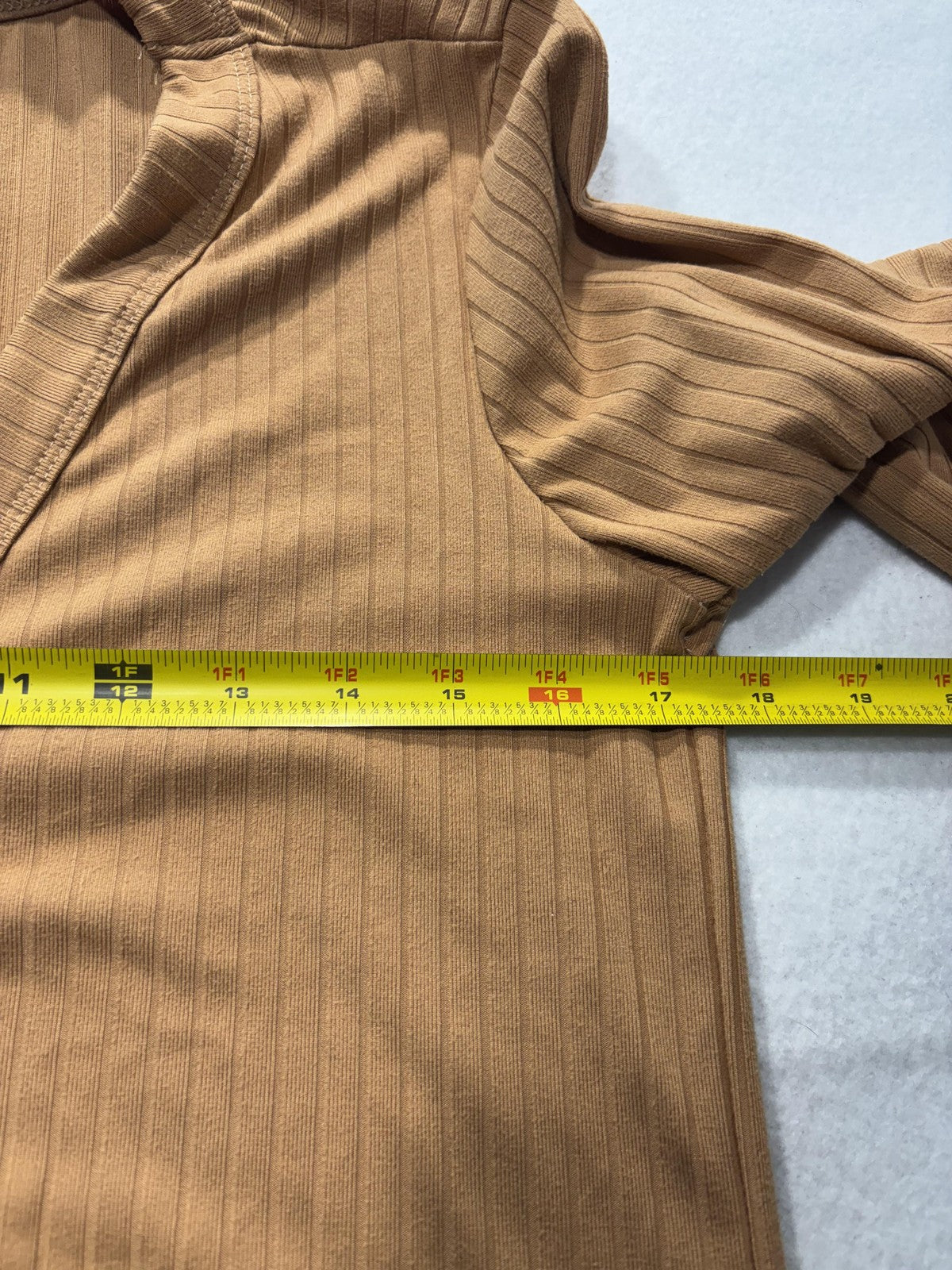 J For Justify Cardigan Sweater Juniors S Brown Ribbed Knit V Neck Button Long