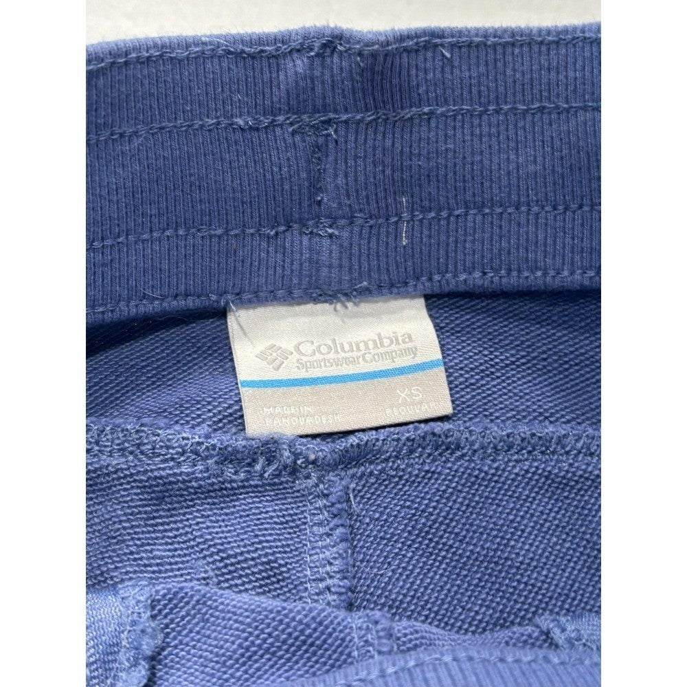 Columbia Jogger Pants Womens XS Blue Knit Elastic Waist Pocket Lounge XL0717
