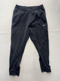 Nike Jogger Pants Mens Large Gray Fleece Elastic Waist Tapered Athletic Pockets