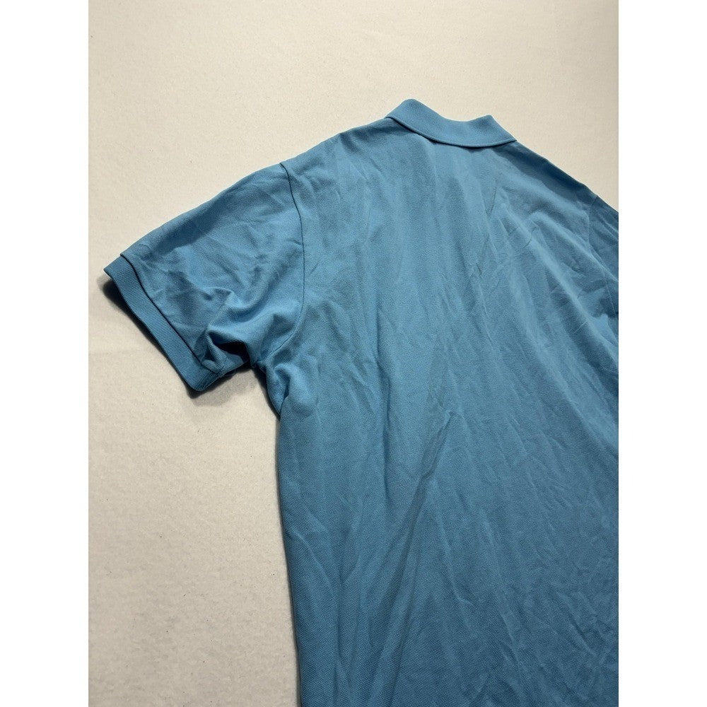 Lacoste Polo Shirt Mens 3XL Blue Classic Fit Pique Cotton Short Sleeve Logo