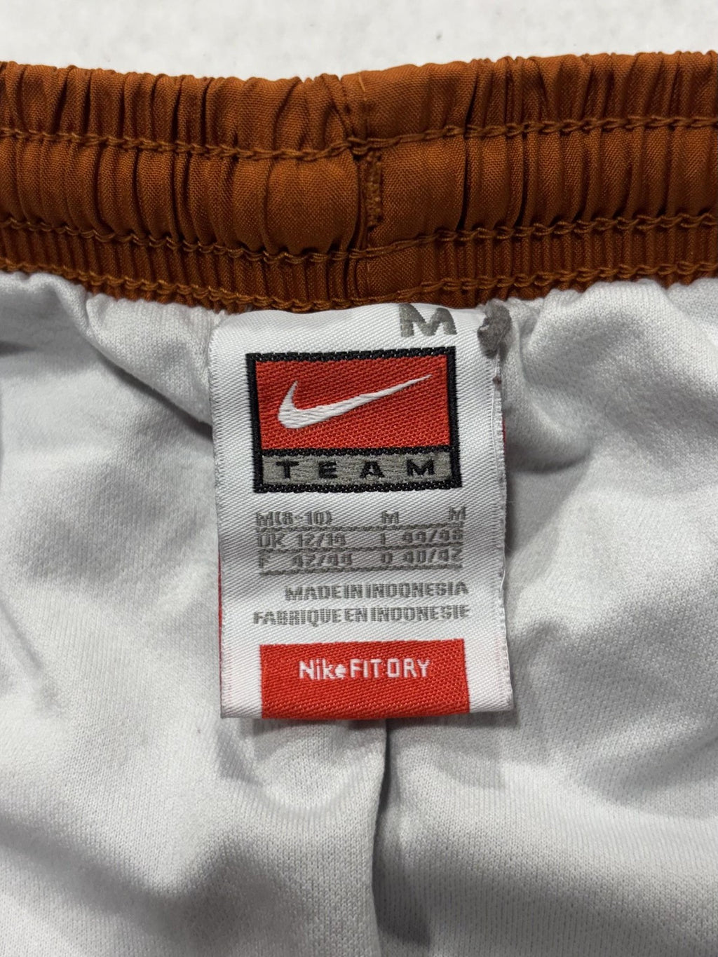 Texas Longhorns Shorts Womens Medium Orange NCAA Cross Country Nike FIT Running