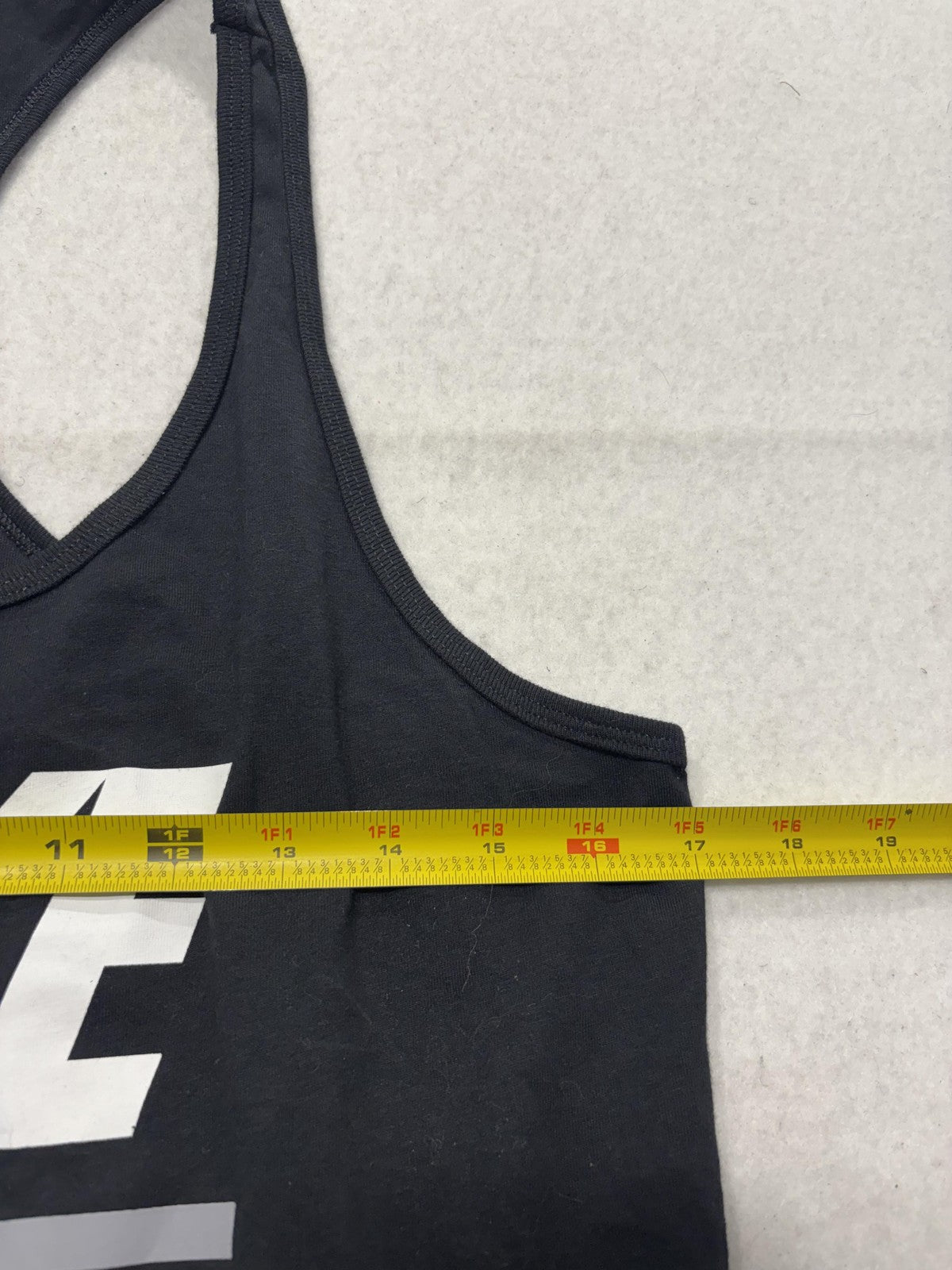 Nike Tank Womens Large Black Scoop Neck Racerback 72 Graphic Logo Athletic Top