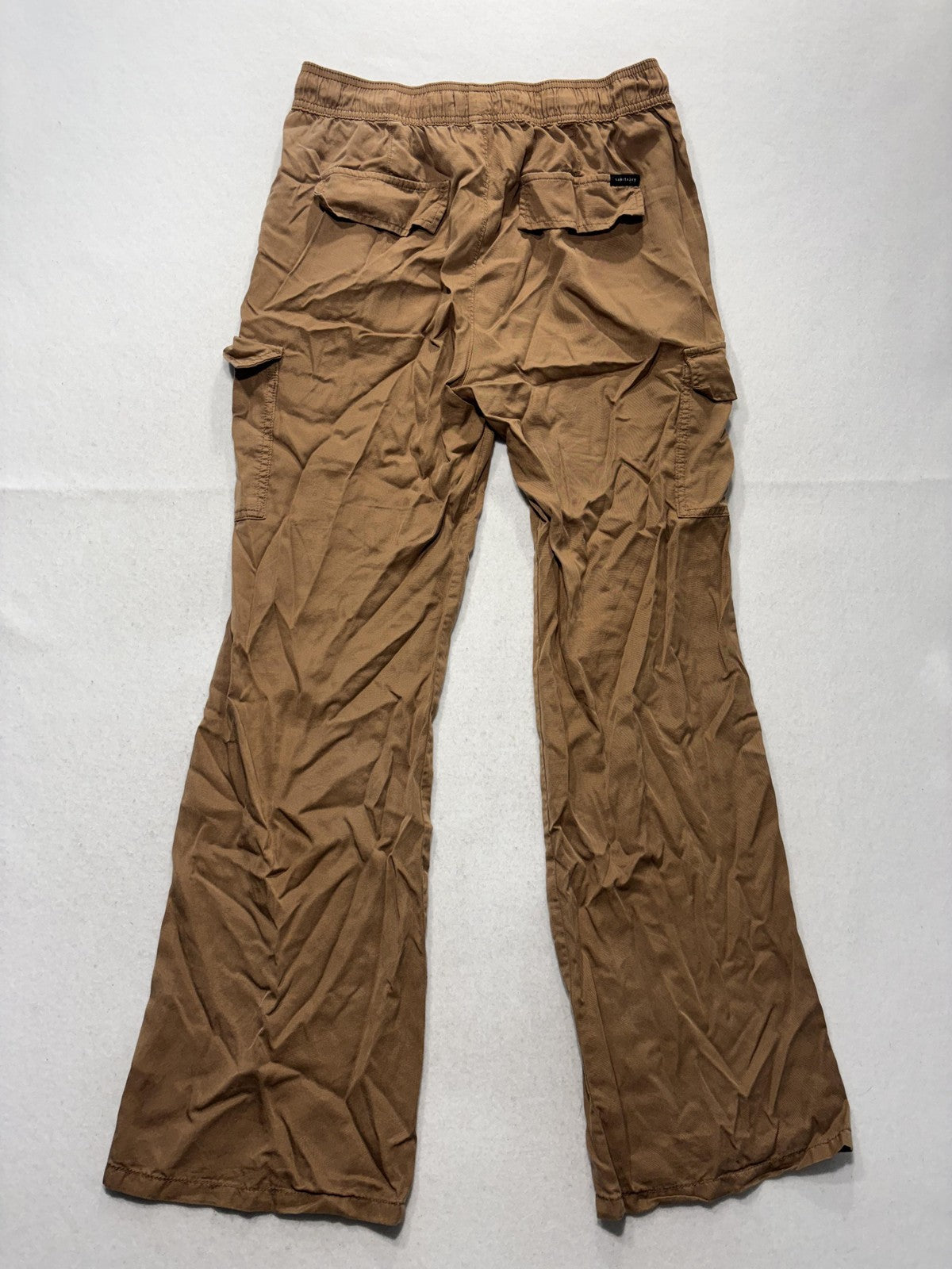 Sanctuary Cargo Pants Womens M Brown Lyocell Twill Straight Leg XP9169E1