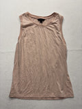 Banana Republic Tank Top Womens S Pink Stripe Jersey Basic Summer Casual
