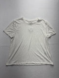 Banana Republic Shirt Womens Small White Linen Blend Crew Neck Short Sleeve Tee