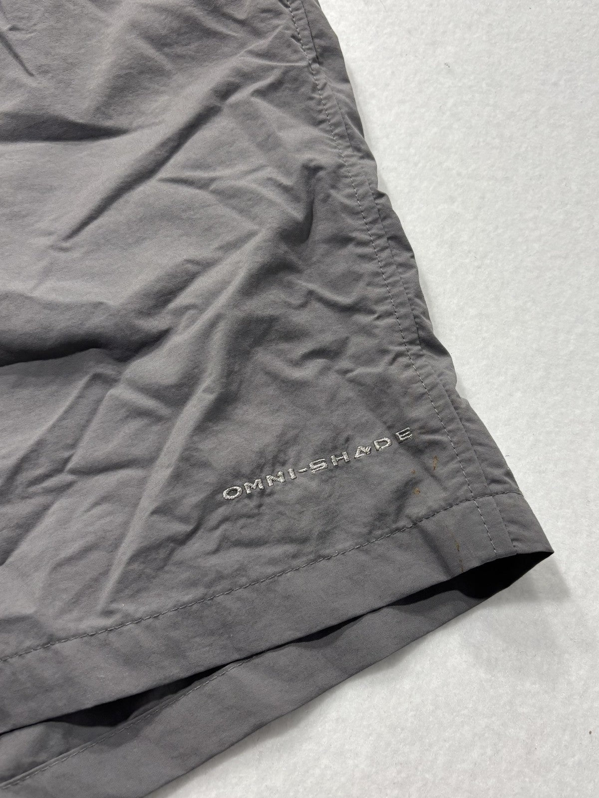 Columbia PFG Omni-Shade Swim Shorts Mens Big 1X Gray Fishing Quick Dry Lined