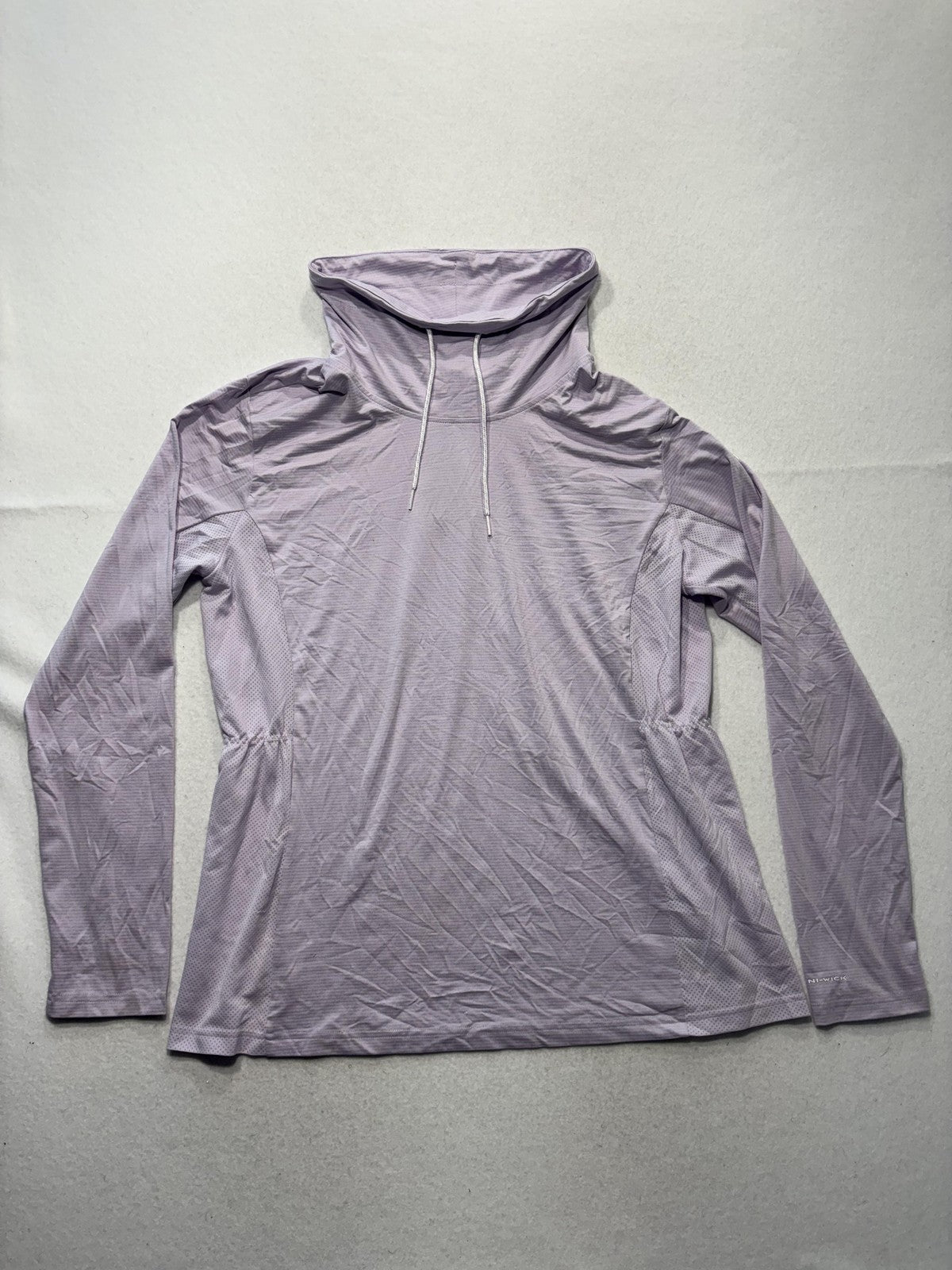 Columbia Omni-Wick Shirt Womens XXL Purple High Neck Long Sleeve Athletic Top