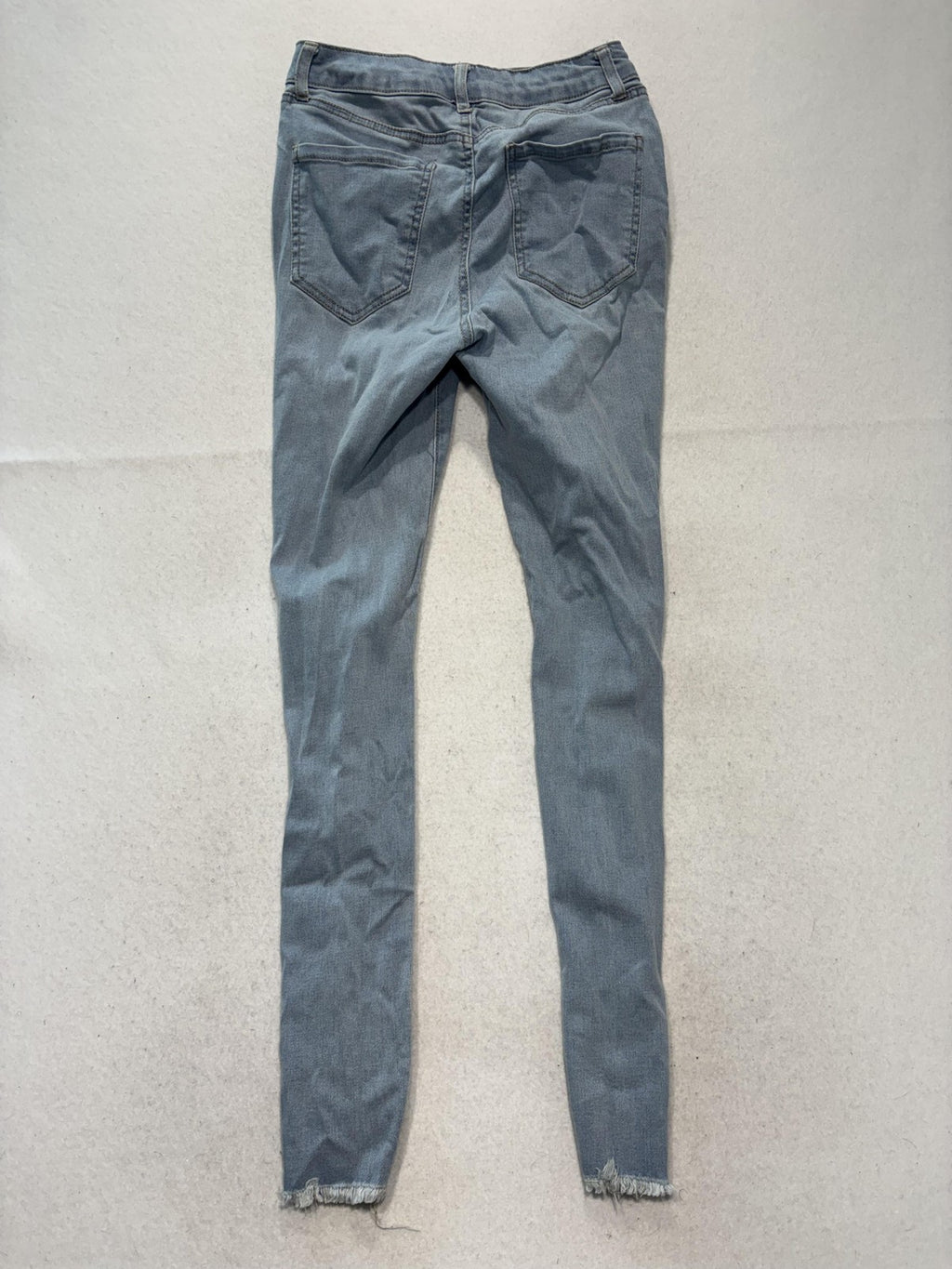 Refuge Miami High Rise Skinny Jeans Juniors 3 Light Wash Distressed 27x28.5