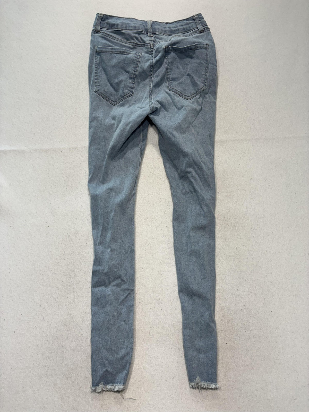 Refuge Miami High Rise Skinny Jeans Juniors 3 Light Wash Distressed 27x28.5