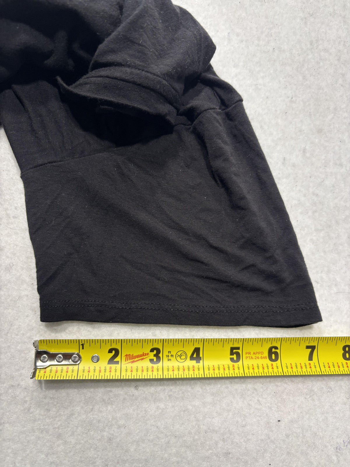 Time And Tru Shirt Womens XL Black Scoop Neck Short Sleeve Tunic Tee Casual