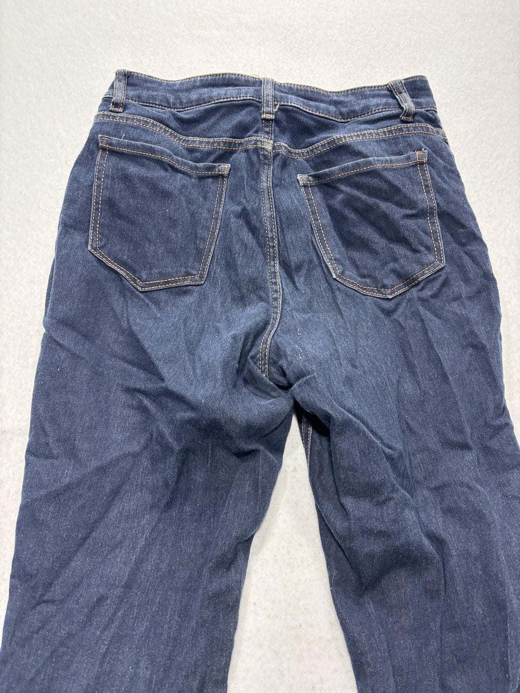 No Boundaries Jeans Juniors 7 Blue Dark Wash High Rise Skinny Stretch Denim
