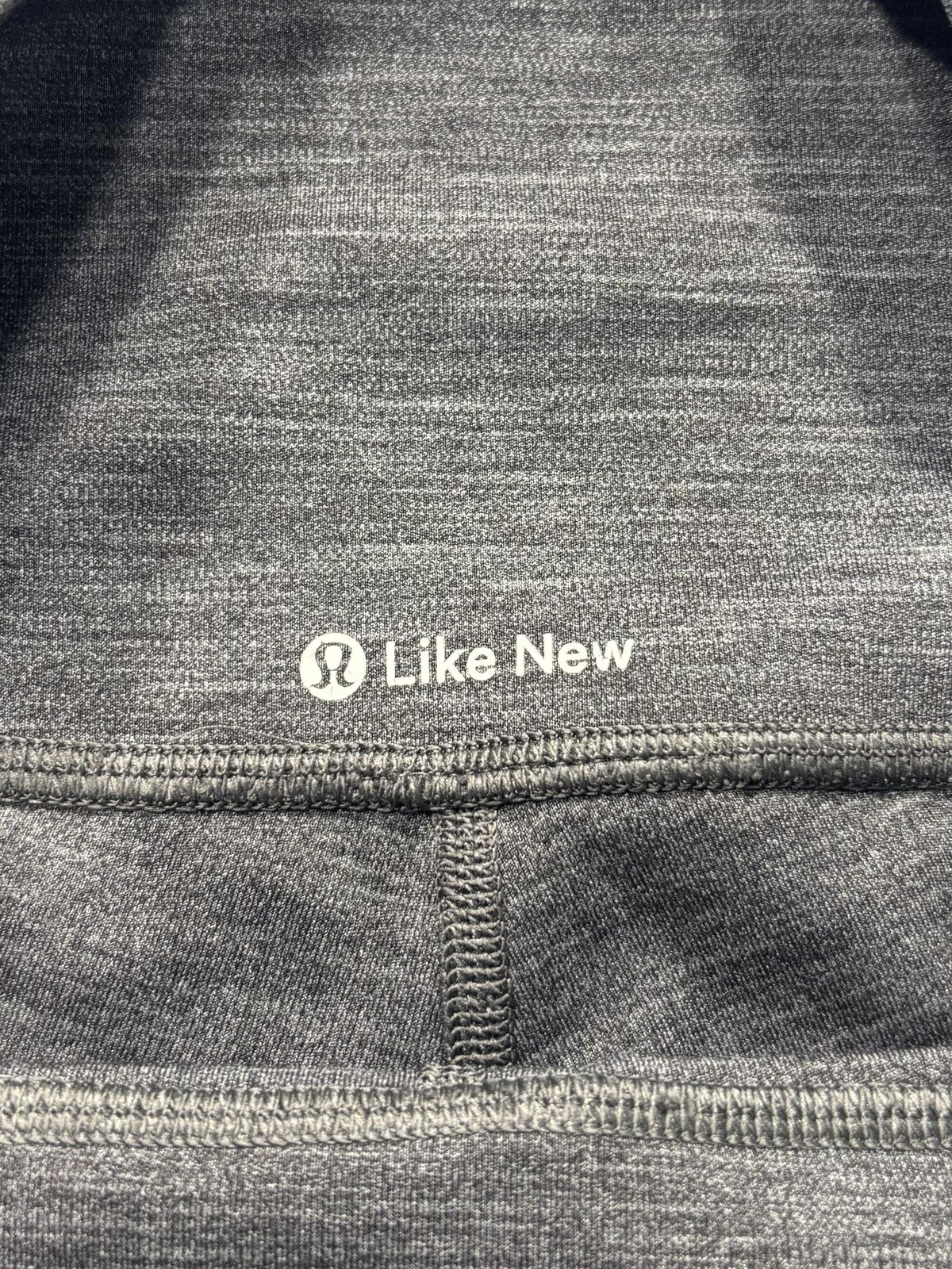 Lululemon Leggings Womens 8 Gray High Rise 27" Inseam Ankle Yoga Stretch Knit