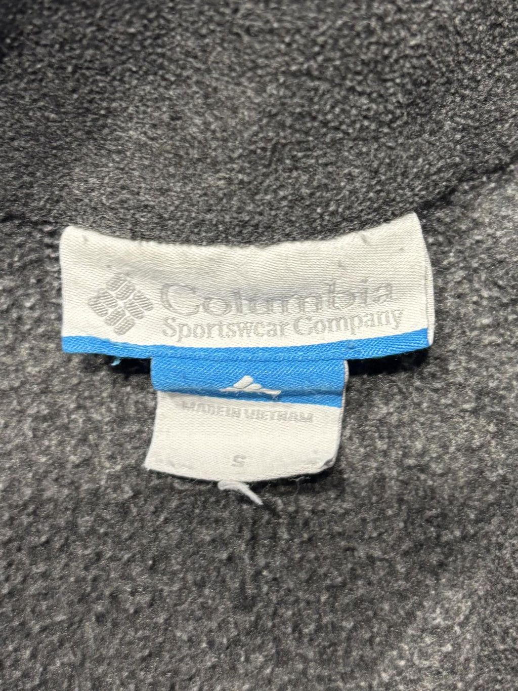 Columbia Jacket Womens S Gray Fleece Full Zip Stand Collar Pockets Soft Outdoor