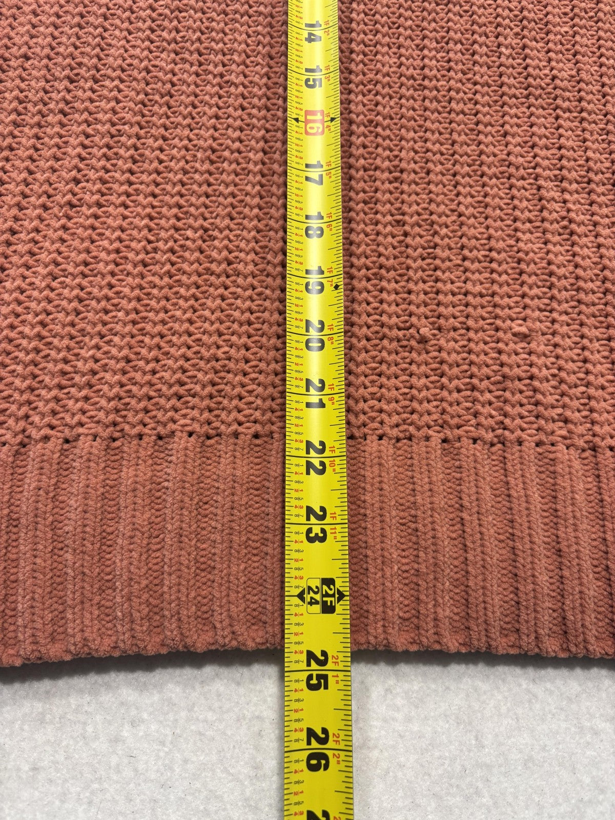 Dip Sweater Womens 2X Plus Orange Crew Neck Raglan Chunky Knit Relaxed Pullover
