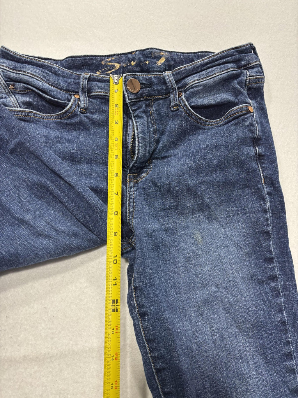 Seven7 Jeans Womens 6 Blue Medium Wash Metro Ultra High Rise Skinny 29x29.5