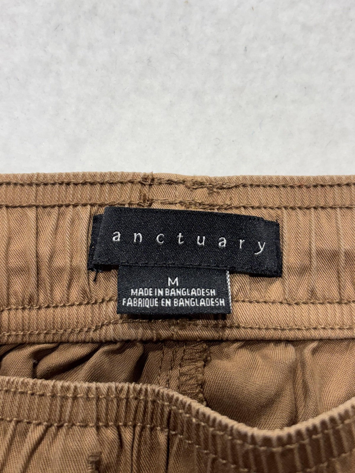 Sanctuary Cargo Pants Womens M Brown Lyocell Twill Straight Leg XP9169E1