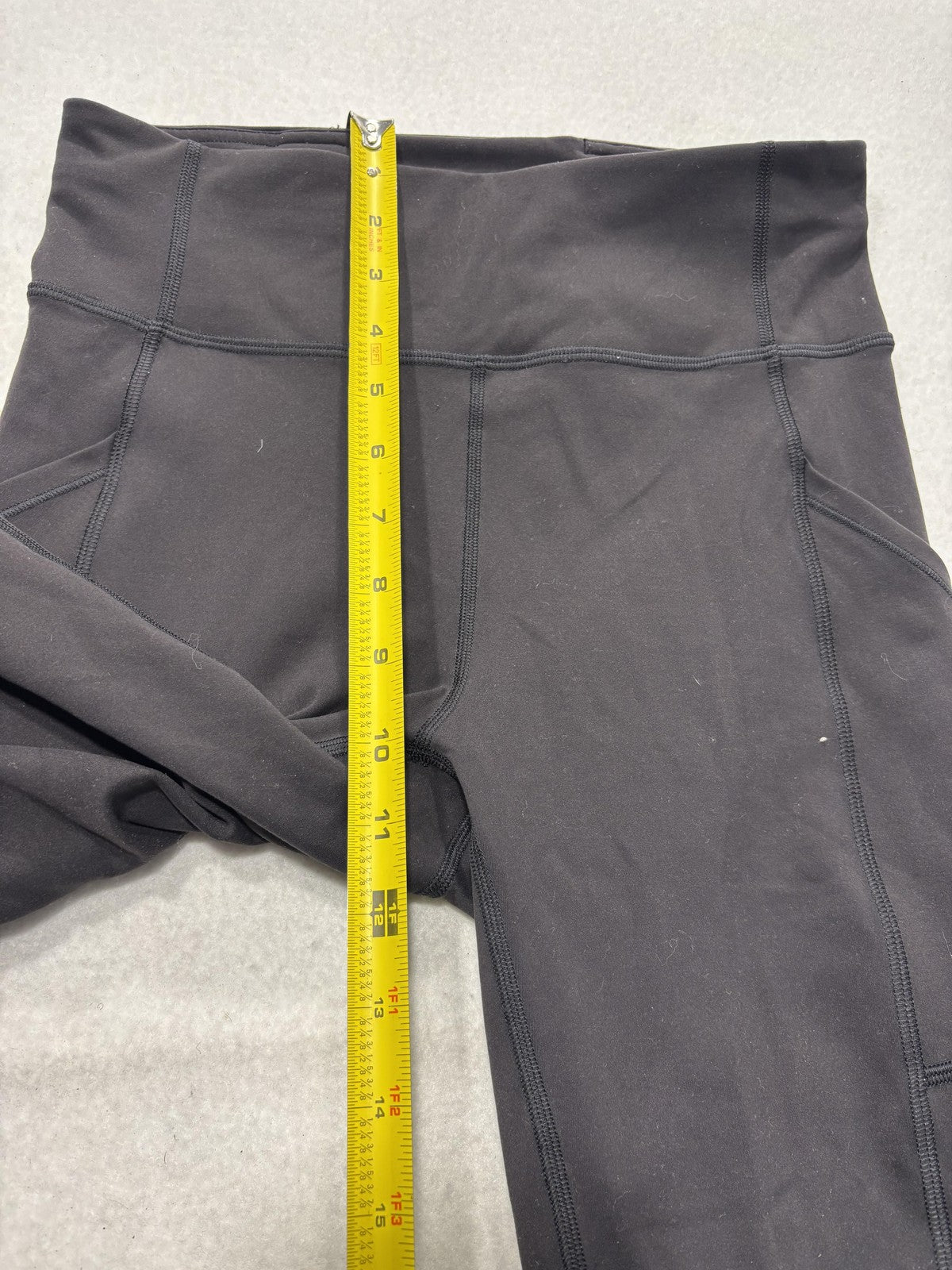 Lululemon Leggings Womens 6 Black High Rise 24.5" Inseam Ankle Yoga Athletic