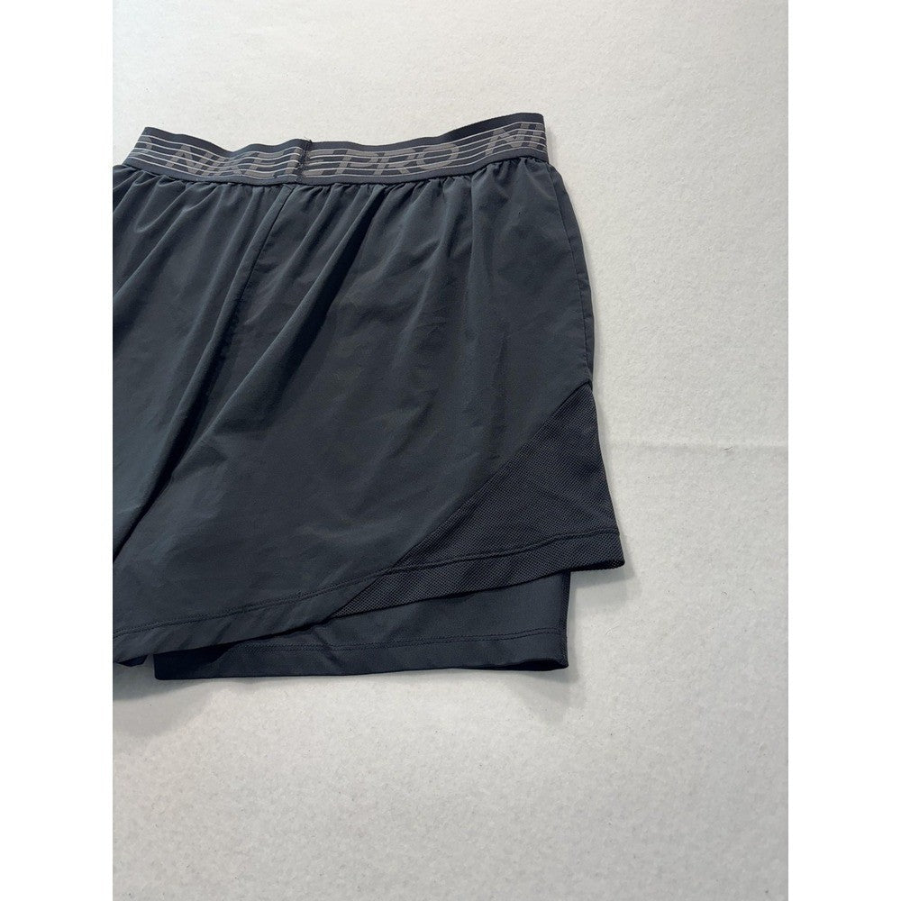 Nike Pro Dri-FIT Shorts Mens Large Black 5" Inseam Lined Running Lightweight