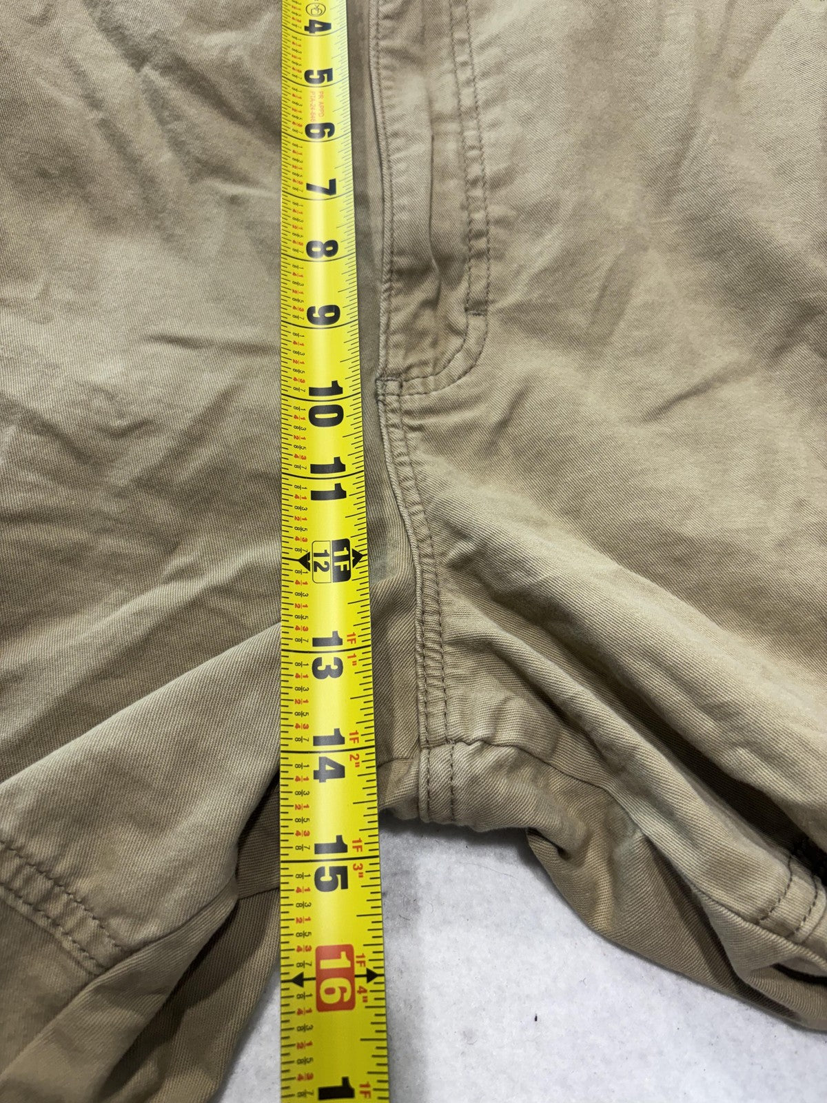 Wrangler Mens Relaxed Fit Cargo Shorts 40 Beige Canvas Stretch Hiking 11231492f