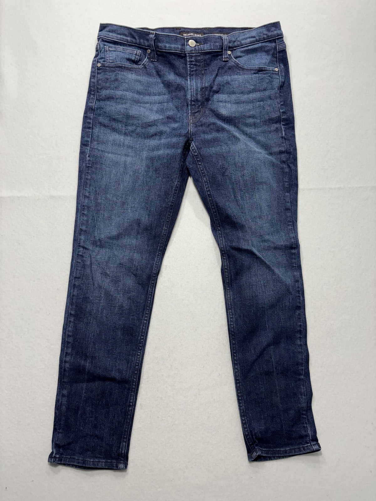 Michael Kors Parker Slim Fit Jeans Mens 36x30 Blue Medium Straight Leg Denim