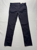 Lucky Brand Chino Pants Mens 32x32 Black 110 Slim Coolmax Moisture Wicking