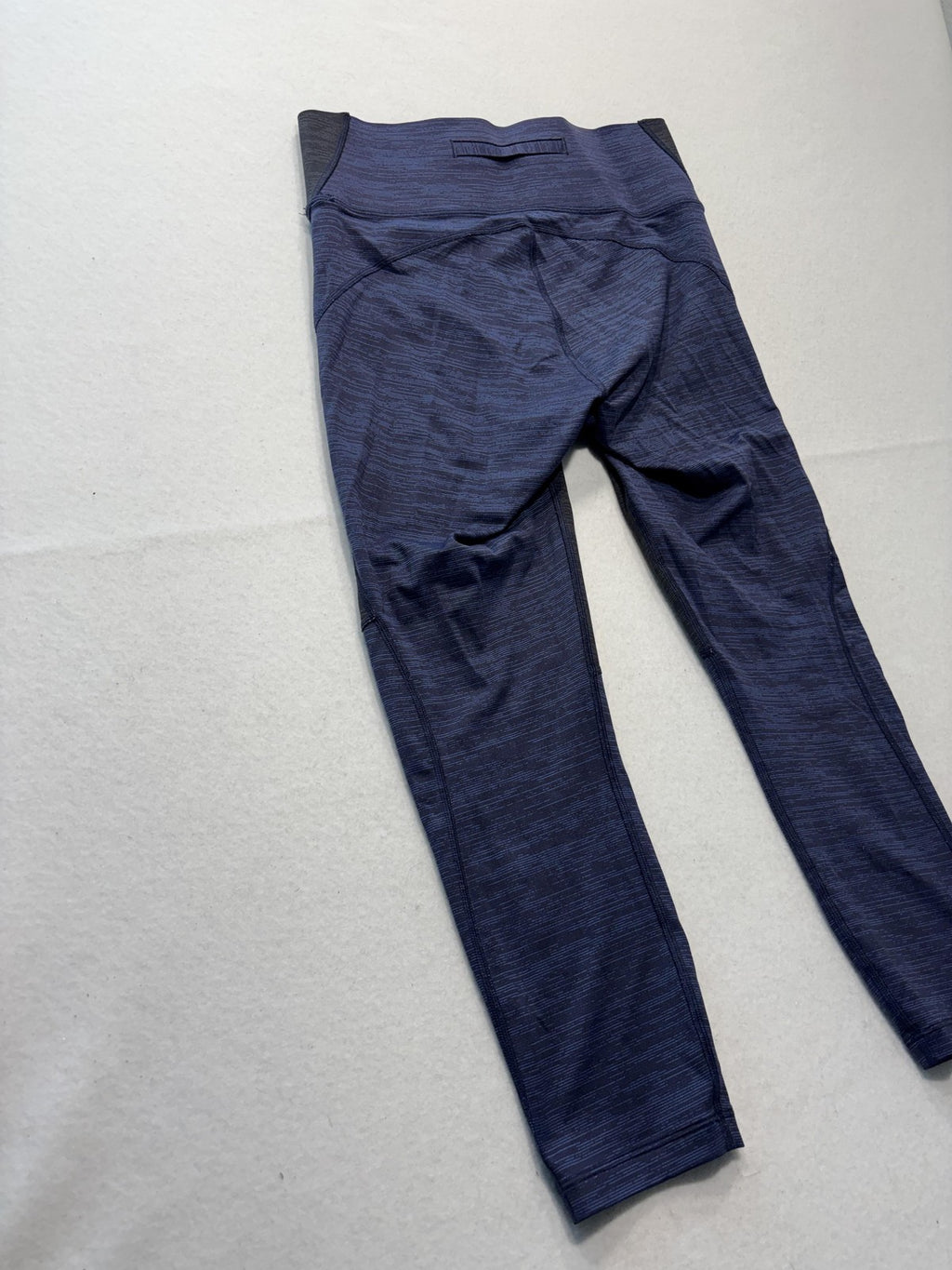 Outdoor Voices Leggings Womens Medium Blue Colorblock High Rise Ankle