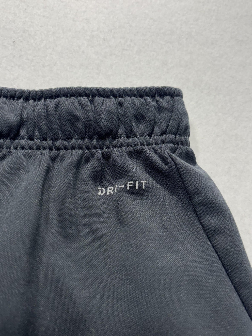 Nike Dri-FIT Track Pants Boys L Gray Elastic Waist Logo Athletic Sport