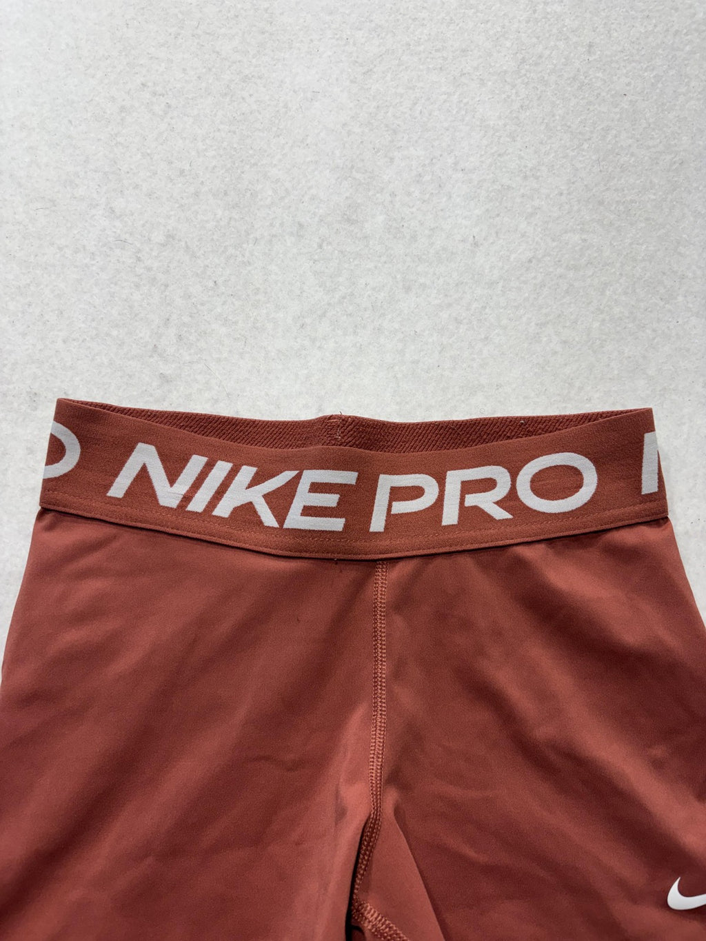 Nike Pro Compression Shorts Womens XS Orange 3" Inseam 445591-727