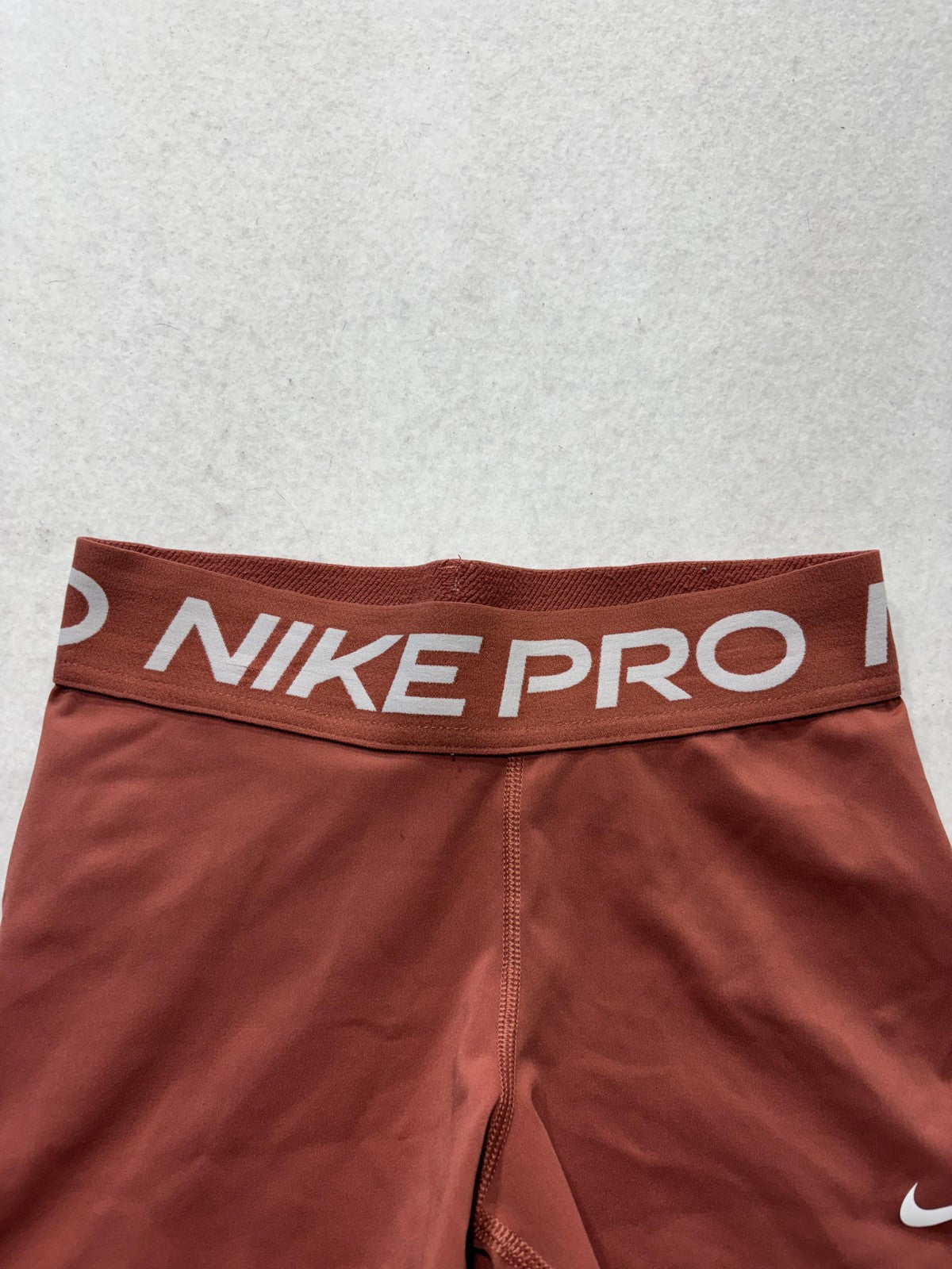 Nike Pro Compression Shorts Womens XS Orange 3" Inseam 445591-727