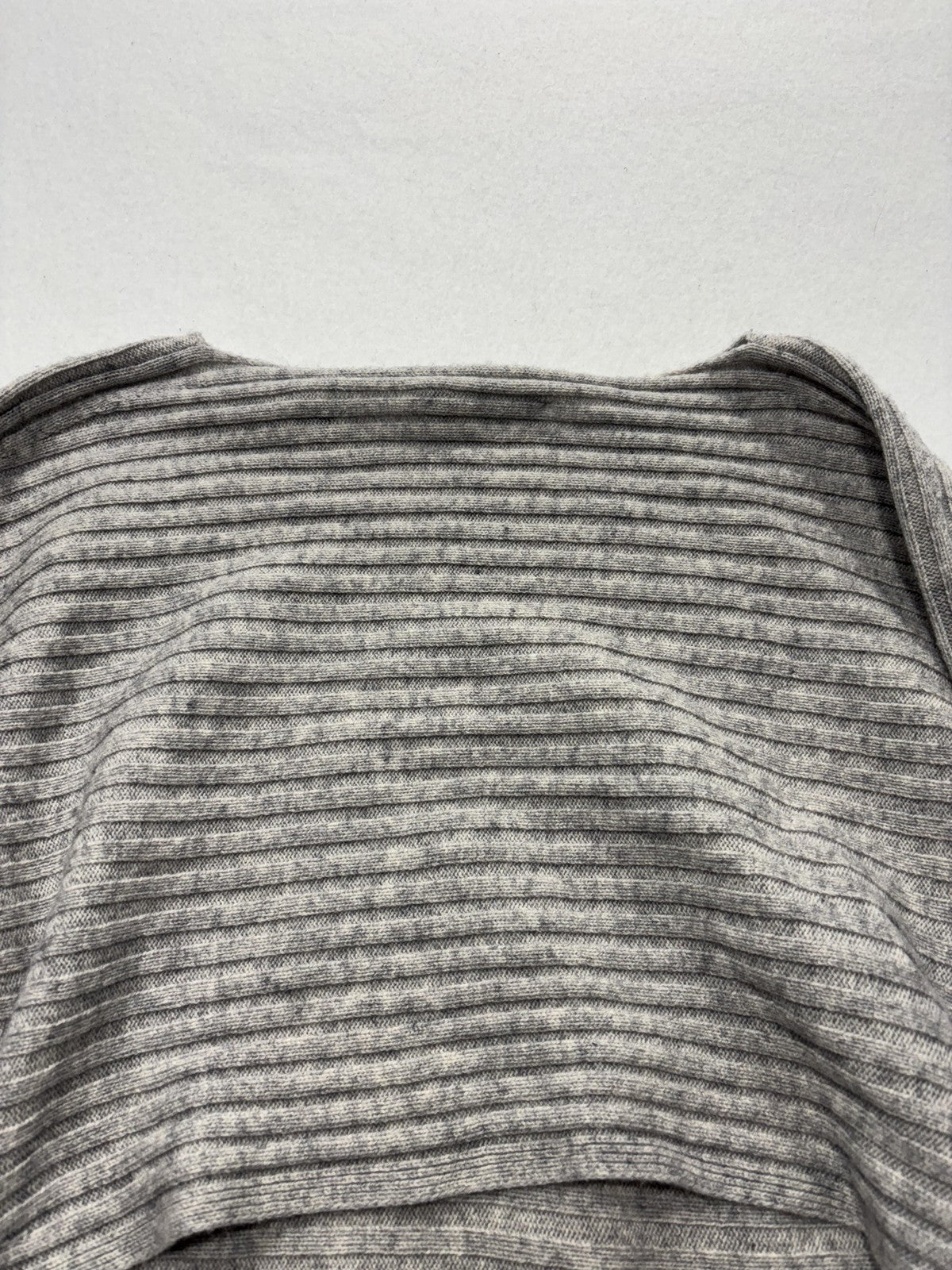 Vince Sweater Womens XS Gray Cashmere Boat Neck Belted Dolman Knit Pullover