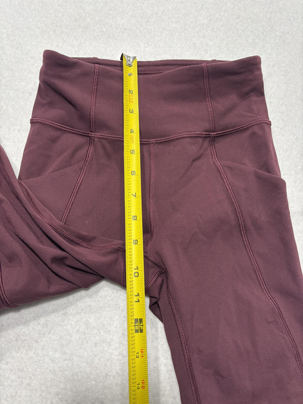 Lululemon Leggings Womens 2 Purple High Rise Cropped 23" Inseam Yoga Stretch