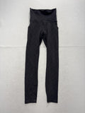 Lululemon Leggings Womens 2 Gray High Rise 26" Inseam Ankle Yoga Stretch Pockets