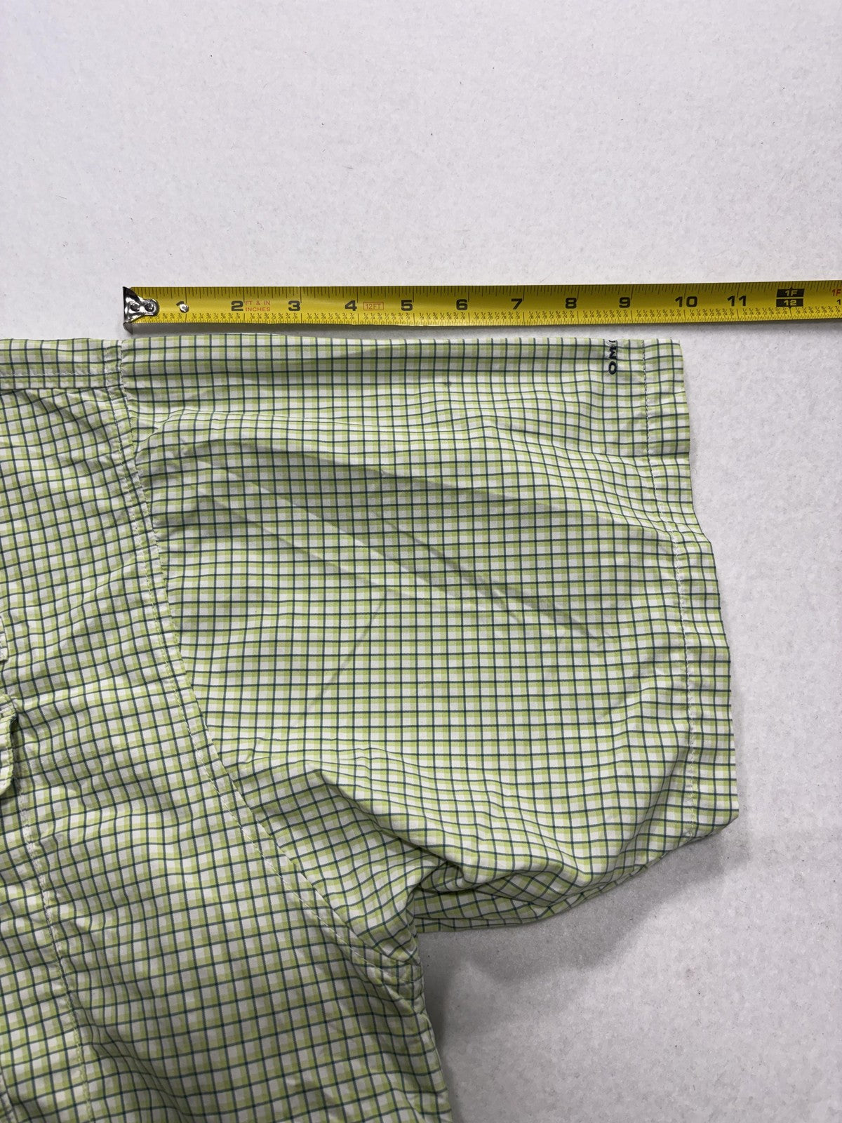 Columbia PFG Super Bahama Shirt Mens 2XL Green Short Sleeve Fishing Button Up