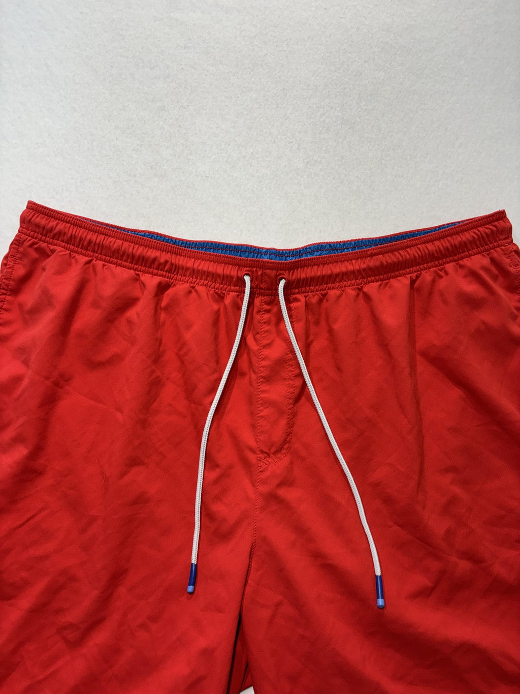 Tommy Bahama Swim Shorts Mens Big 2XLT Red Elastic Waist Mesh Lined Quick Dry